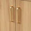 Meuble-lavabo 30 po avec lavabo, armoire multifonctionnelle avec portes et tiroir, panneau de fibres à densité moyenne