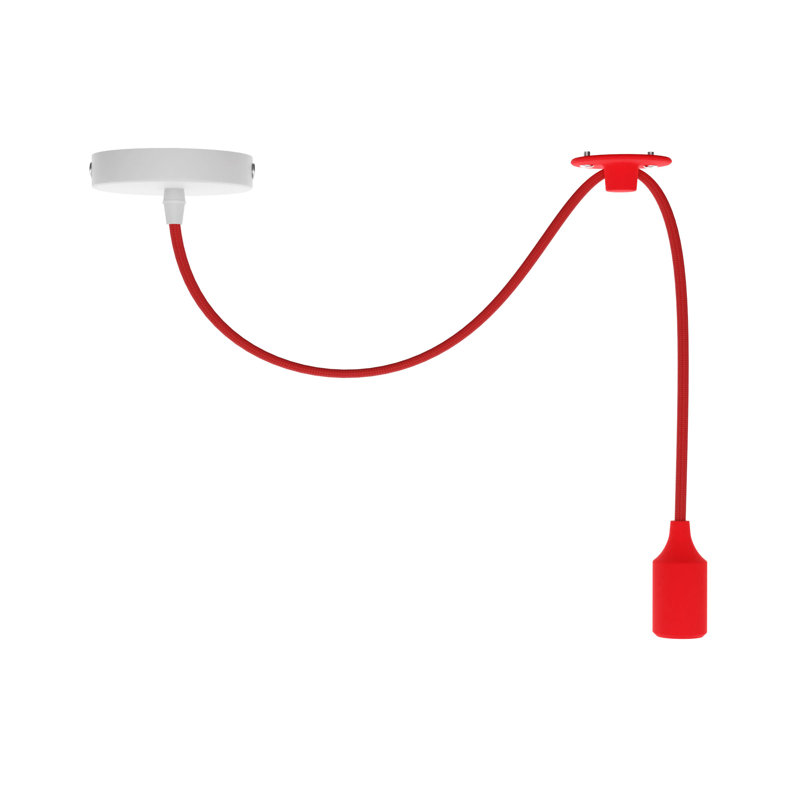 Mayview 1 - Light Single Pendant, No, Red