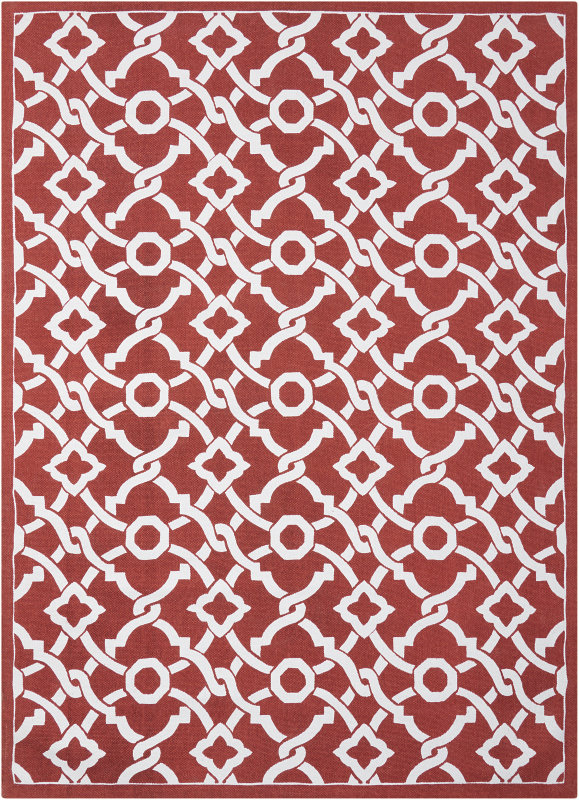 Cullacabardee Geometric Indoor Rug, Rectangle 5' x 7'