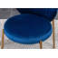 Chaise de salle à manger en velours-2001861092