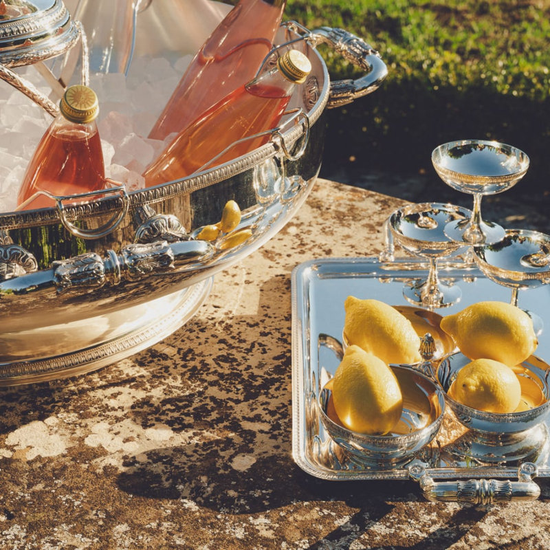 Malmaison Silver Plated Nut Bowl