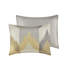 Ensembles de literie en coton élégants, taille double / grand, conception à chevrons moderne pour la chambre à coucher