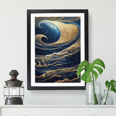 Unique Ocean Abstract Vol.2 - Single Picture Frame Print