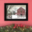 "Christmas Barn" Ready To Hang Framed Print, Black Frame
