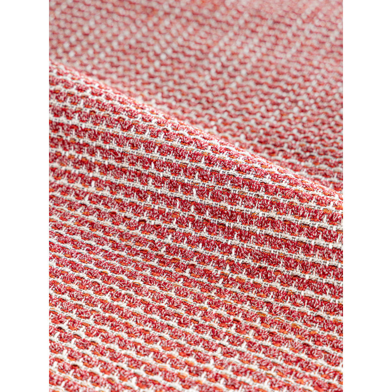Performance 55% viscose filé, 45% tissu de similicuir de coton, Rouge