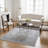 MARFI Collection Silver Oriental Doormat Rug-121871002
