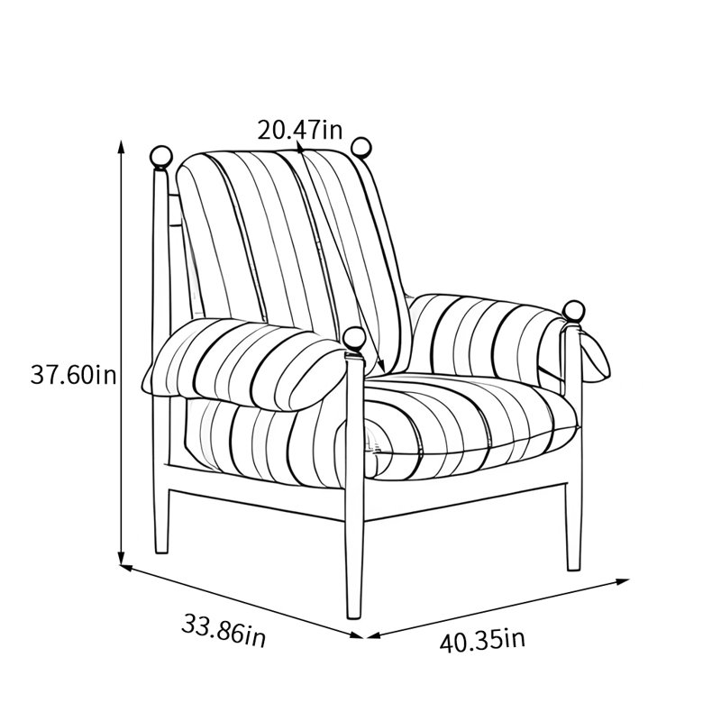 Chaise avec structure en bois de frêne importé