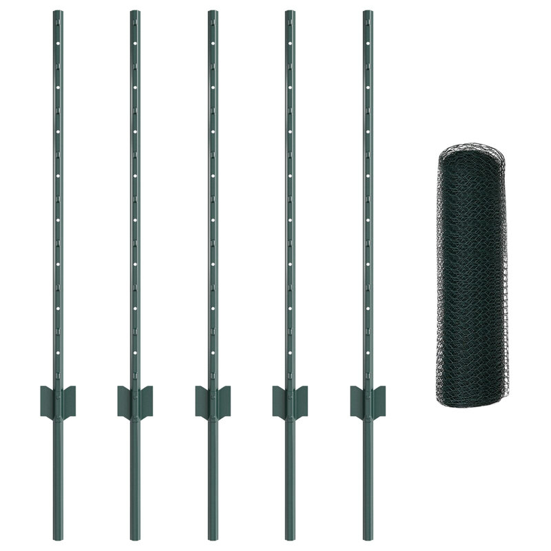 80 cm H x 1000 cm W Steel Fencing Kits Fencing