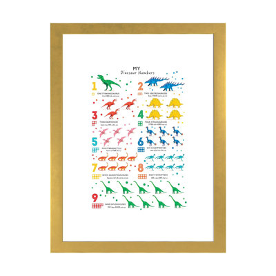 Dinosaure, impression d'art graphique