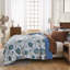 Ensemble d'édredon à motif floral en forme de lin Wonderful-105185813-105185812