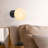 Industrial Wall Lamp, Black & Antique Finish, 9.8 x 9.8 x 9.4 inches | Sturdy Metal Body with Glass Cap, E14 Socket, Max 15W | Modern Glam Design for Home, Office, & Creative Spaces, IP20 Rated-195294277-219403952