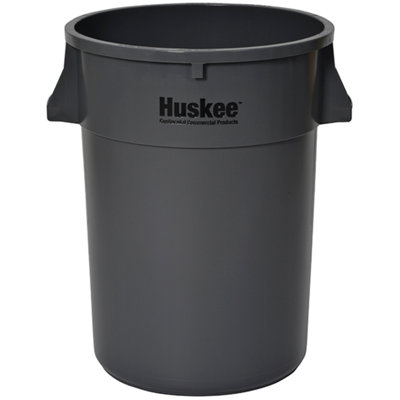 Huskee Plastic Open Kitchen Trash Can