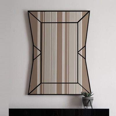 Derwood  Hourglass Novelty Art Deco Mirror 