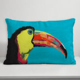 Indoor/Outdoor Reversible Throw Pillow