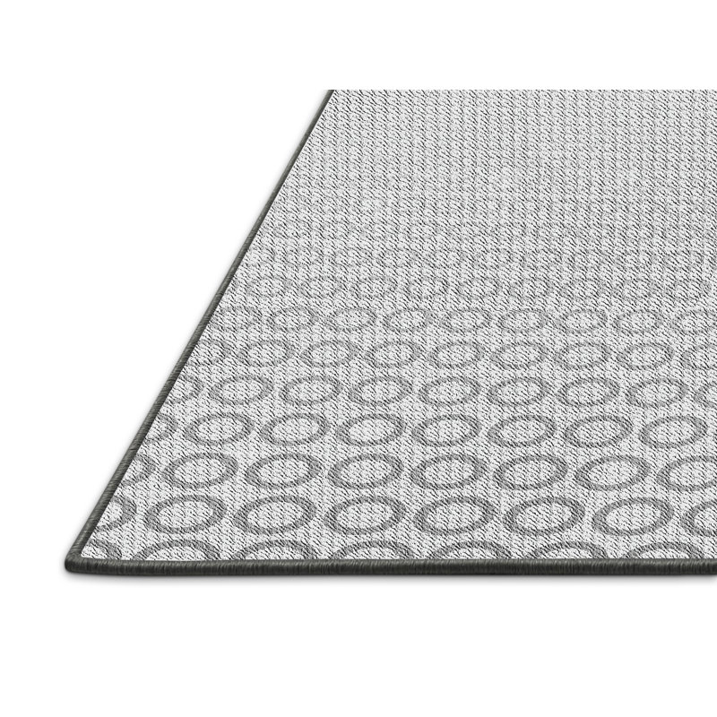Tapis gris Power Loom, Rectangle 7 pi x 10 pi