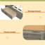 Lit de jour en bois pleine grandeur avec 3 tiroirs de rangement, tablette souple supérieure, tablette et ensemble de prises et ports USB-1479430710