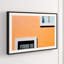 Architectural Color Block Giclee Print