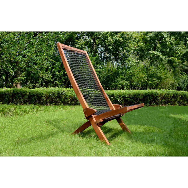 Chaise pliante en bois