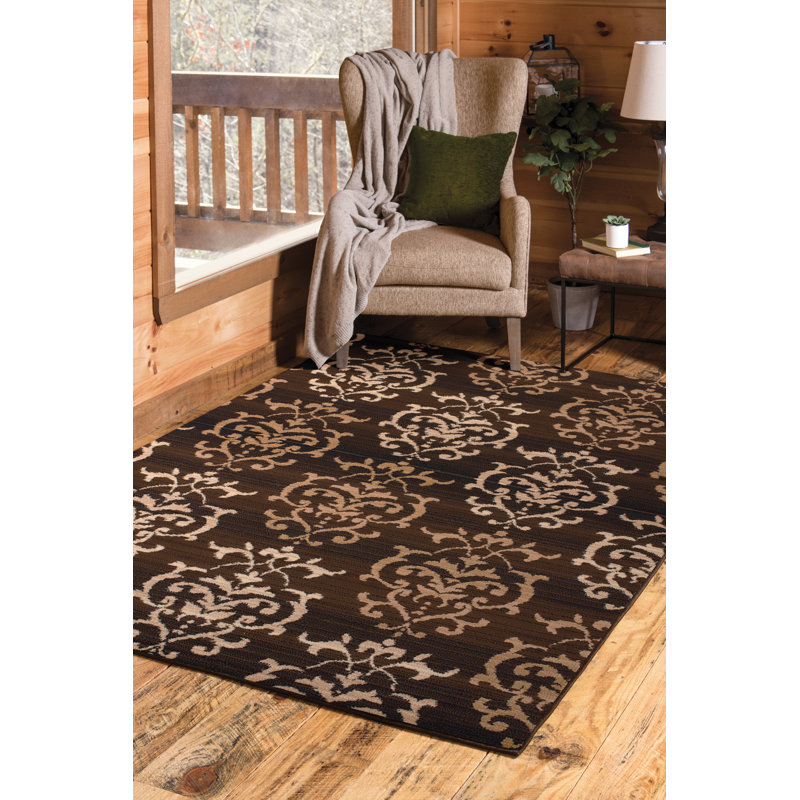 Rosanna Damask Indoor Rug, 2'3" x 7'2"