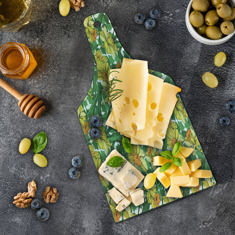 East Urban Home Glass Summer Cutting Board