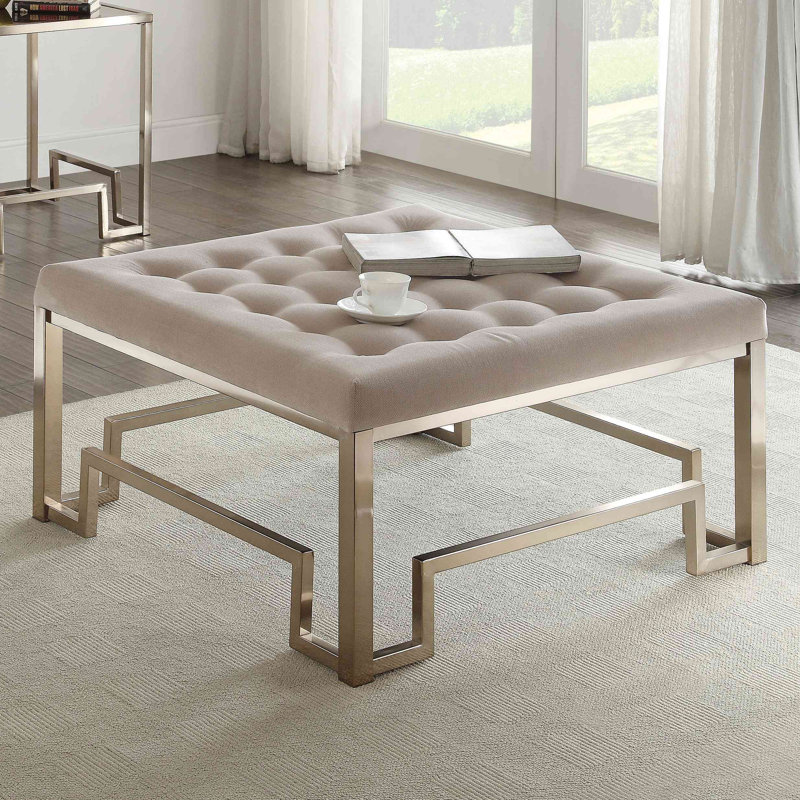 Cocktail Tufted Ottoman