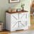 2-drawer Filing Cabinet, Farmhouse Style, Accommodates A4, Letter, And Legal Size