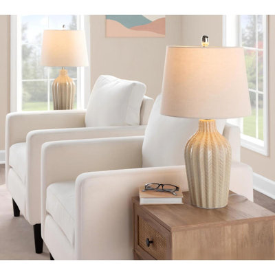 Linen Lamp Base Lamp