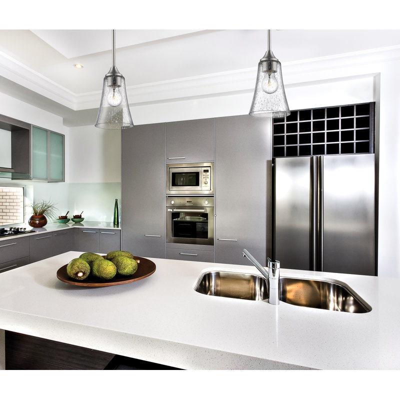 Wilma 1 - Light Satin Nickel Single Pendant