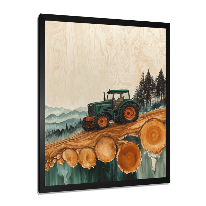Gracelynne - paysages, art mural sur toile, Noir, noir, noir, noir, H 20 po x l 12 po