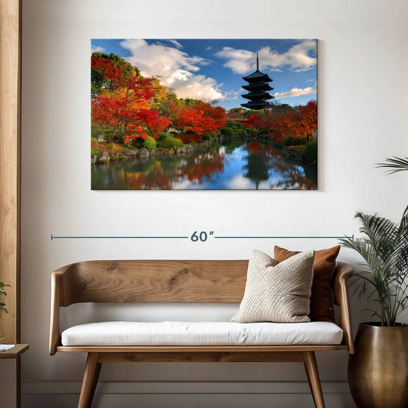 Paysage d'automne de la tour Sirci Toji