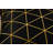 Soft Geometric Gold Printed Square Throw Pillow Cover-1987887072-1987887082