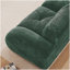 Canapé désossé en forme de U, tissu de velours doux, conception touffetée, éponge haute densité 32D, aucun assemblage requis, fond ergonomique, conception antidérapante, repose-pieds mobiles pour les chambres à coucher, vert-1652378581