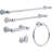 Lahara Wall Mount Round Closed Towel Ring Bath Hardware Accessory-2559878