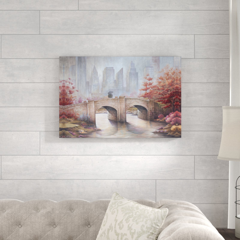 " Central Park Bridge Composite ", 20" H x 30" W
