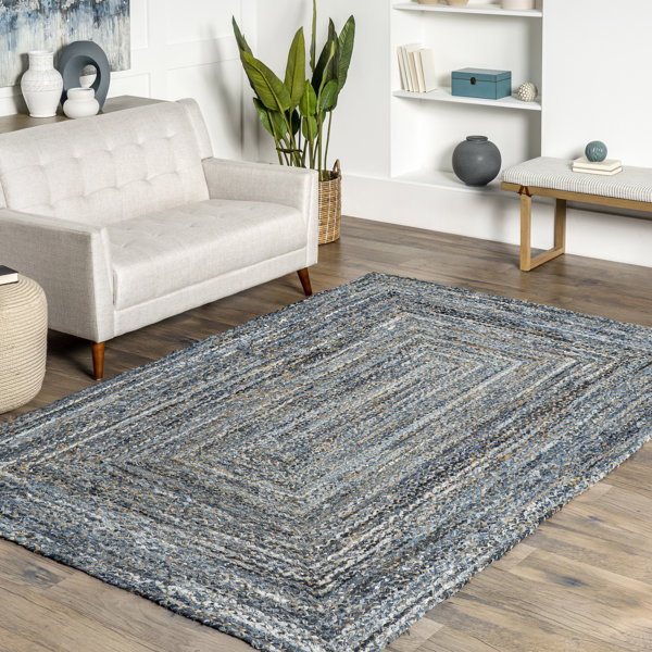 Highland Dunes Wilde Hand Loomed Cotton Striped Rug & Reviews | Wayfair