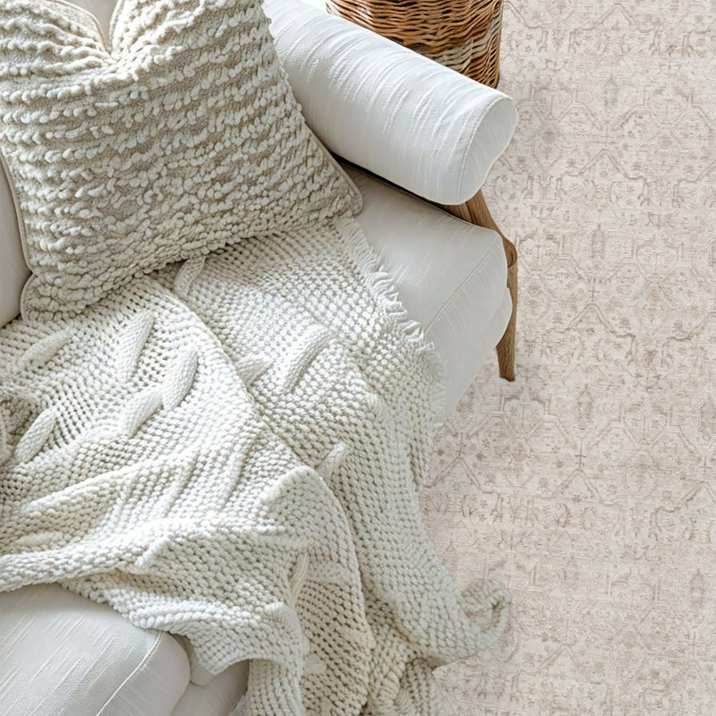 Gadberry 17544-890 BEIGE/GREY, Rectangle 2'7" x 4'11"