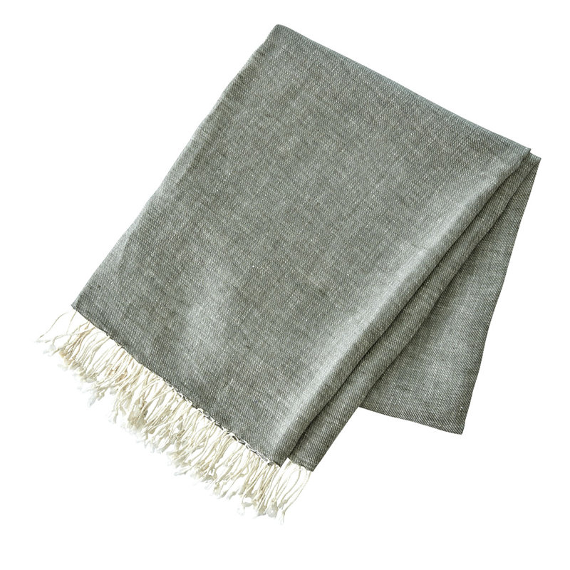Lena Throw Blanket, Gray
