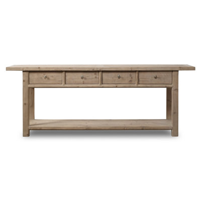91'' W Solid Wood Console Table
