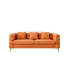 Canapé modulaire surdimensionné de 81 pouces à 3 places avec assise profonde et 3 coussins 81 pouces-454419328