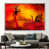 White Floater Framed
