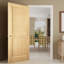Porte standard à lamelles en bois massif sans finition-27805272