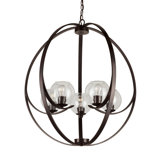 Hoefer 5 - Light Dimmable Globe Chandelier