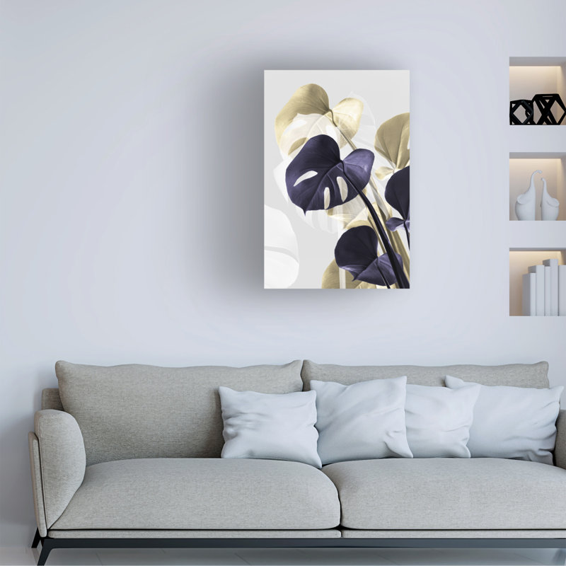 Œuvre d'art sur toile 14, Bachelor Picufy Studio Monstera, H 32 po x l 22 po x P 2 po