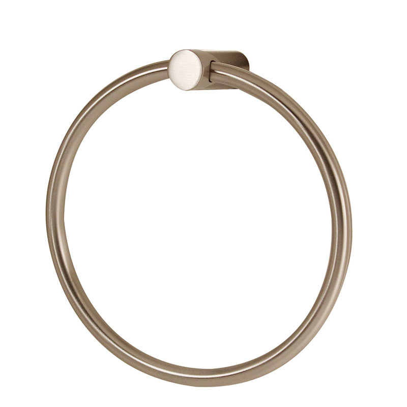 SPA 1 Wall Mounted Towel Ring, Satin Nickel