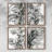 Kelp Contour I Framed Print - Set of 4-413166252-413166249