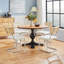 Alvelo 47cm H Tufted Polyester Upholstered Parsons Chair in White