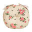 Set Of Two Rose Round Seat Pads-1949193649