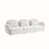 100% polyester blanc est en rupture de stock