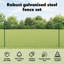 120cm H x 2500cm W Metal Border Fencing