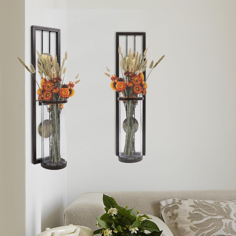 Wall Lamp With Candle Holder